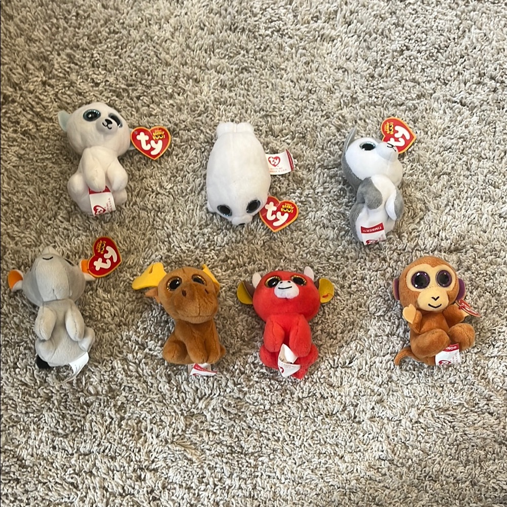 Ty Beanie Babies Minis (7)-McDonalds (2017) limited edition